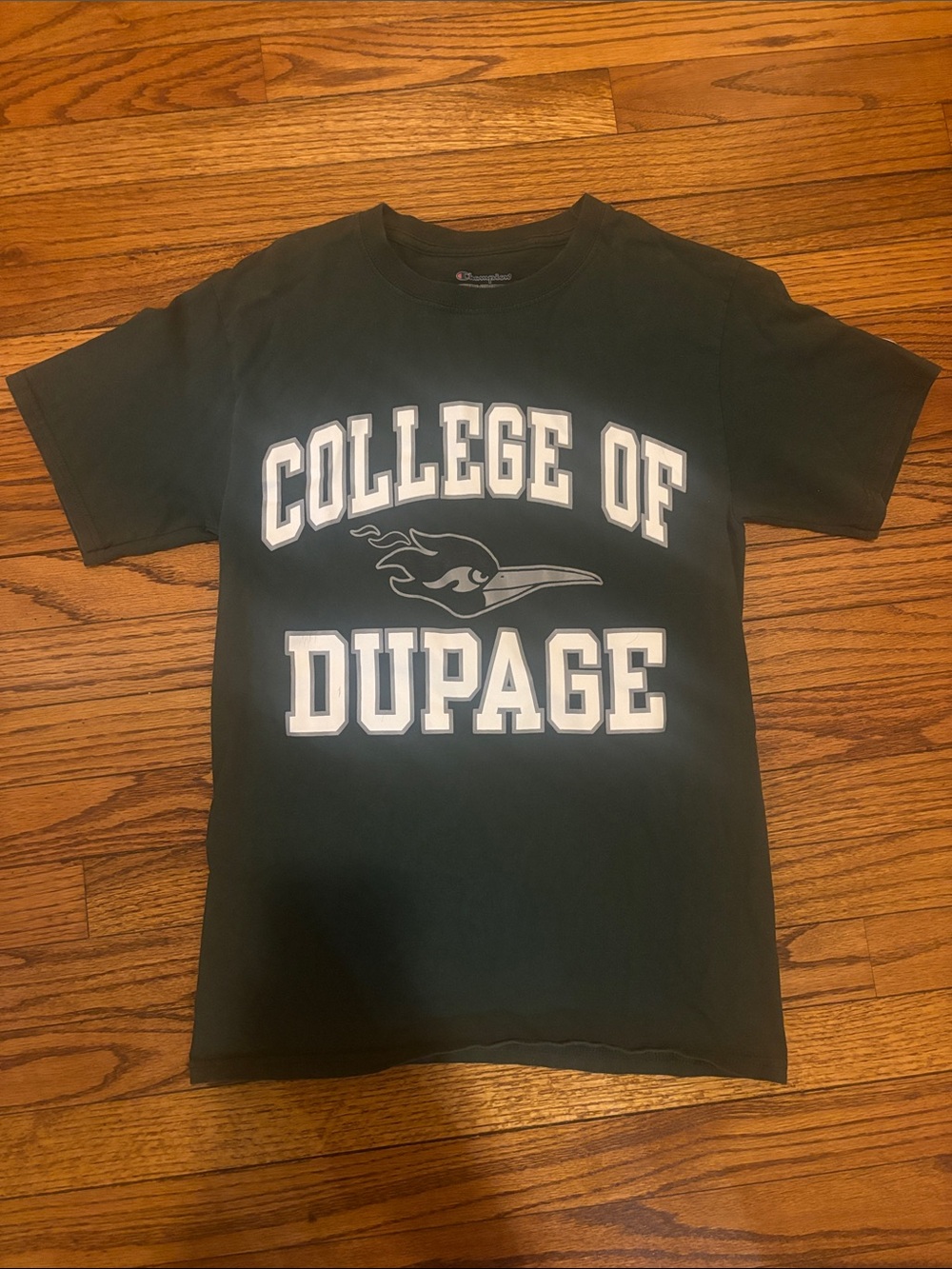 Champion Tee with College of Dupage Print